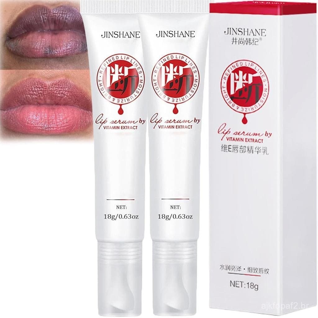 Essência Labial Jinshan com Extrato de Vitamina, um clareador labial adequado para lábios de cor mais escura, bálsamo pa