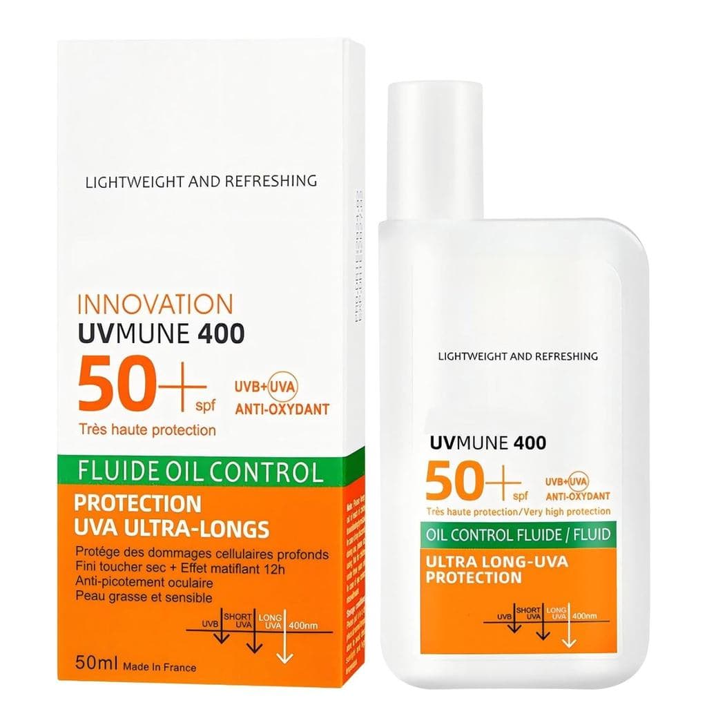 Protetor Solar Relief SPF50+丨PA++++丨Hidrata e Nutre a Pele, Proteção UV, Acabamento Fosco Leve e Refrescante, 50ml IEFU