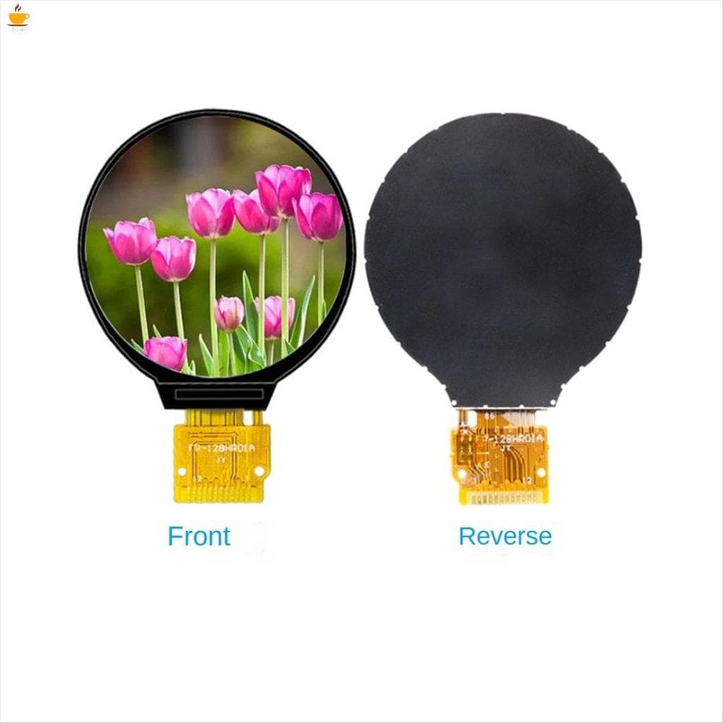 1 Peça 1.28 Polegadas Ips LCD Display Preto PCB HD GC9A01 Driver