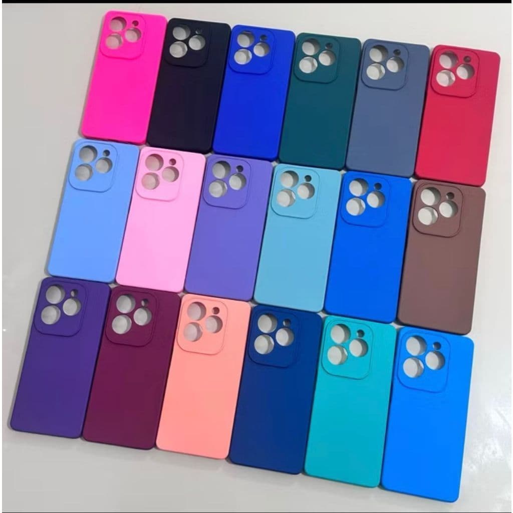 Capa Capinha Aveludada Premium para INFINIX SMART 9 / Hot 40/ HOT 50i/INFINIX NOTE 40 4G/ ININIX NOTE 40 PRO 4G