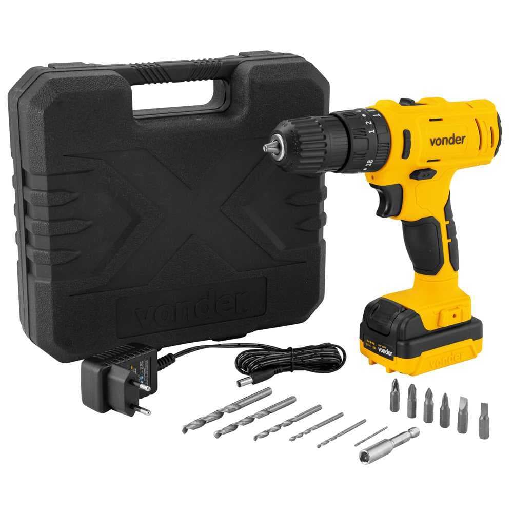 Parafusadeira Furadeira Com Impacto Vonder Pfv120i