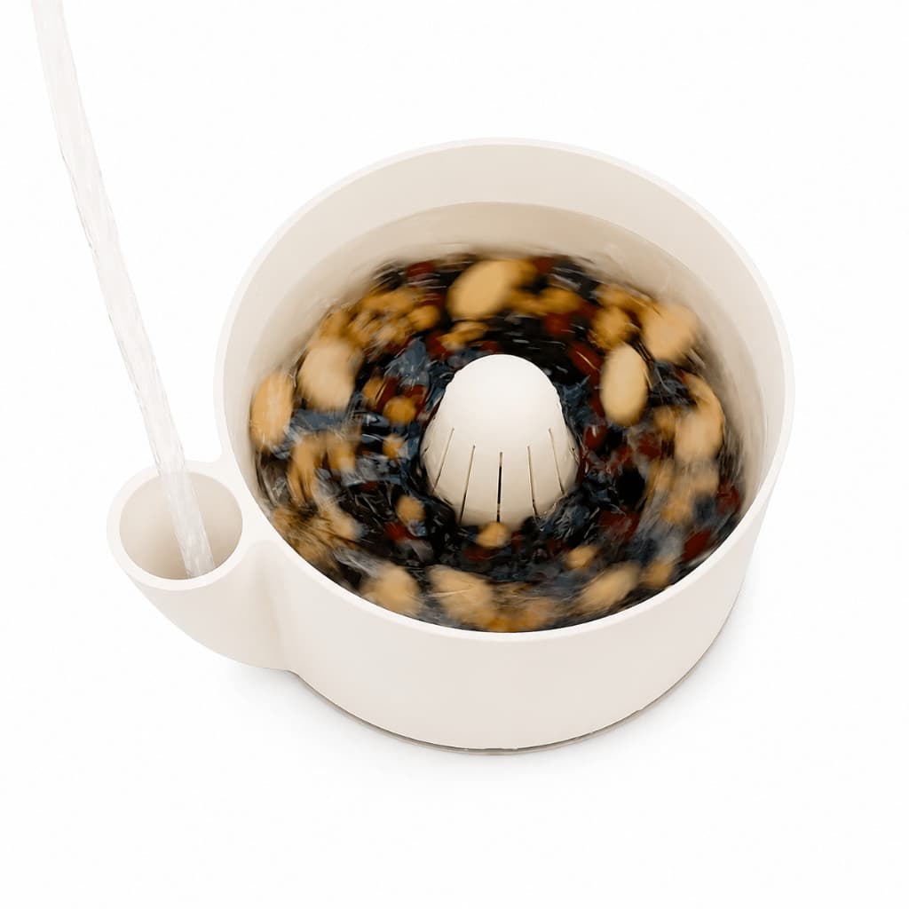 Lavadora Inteligente de Arroz, Frutas e Vegetais | Escorredor e Lavador Multifuncional para Cozinha