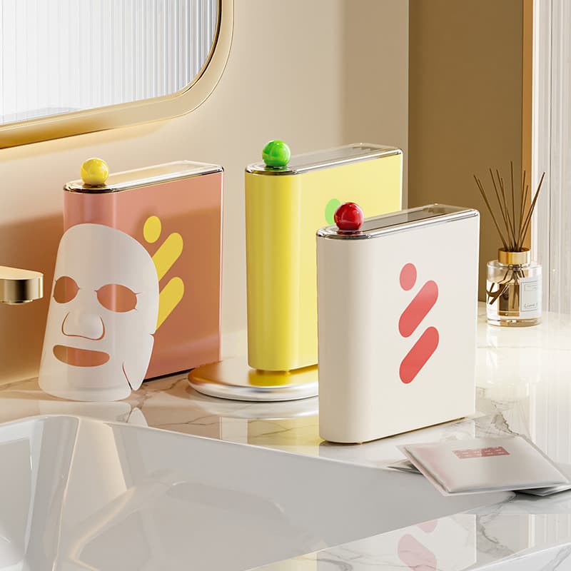 Caixa de armazenamento de máscara, geladeira doméstica, tipo divisória em camadas, caixa de armazenamento refrigerada co