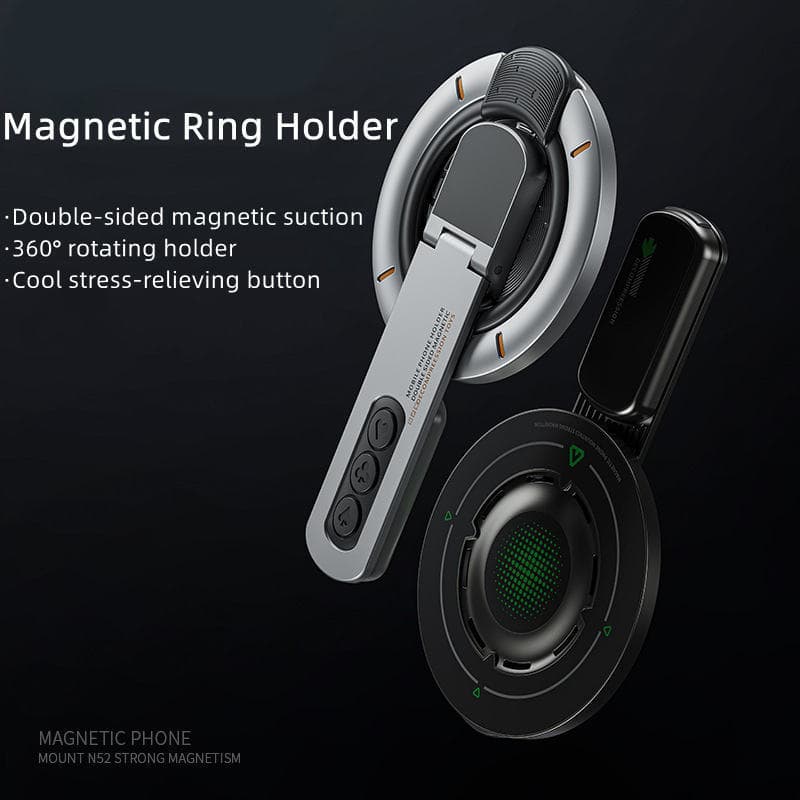 Suporte Magnético Dupla Face 360 ° Rotação Cozinha Preguiçoso Smartphone Dedo Anel Telefone Pigfly