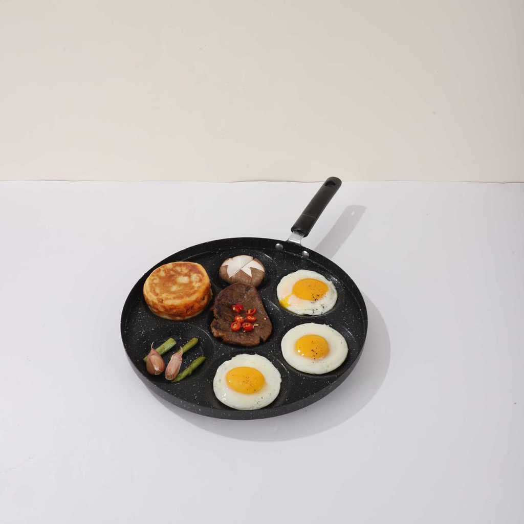 Frigideira antiaderente para ovos, frigideira antiaderente, frigideira para café da manhã, adequada para fogões a gás e