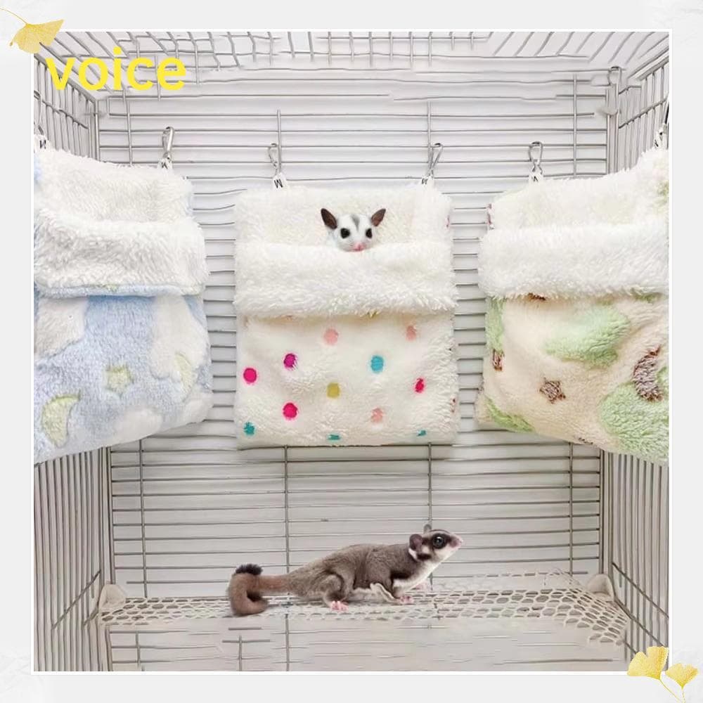 Rede De Hamster VOICE , Bolsa De Dormir Macia De Pelúcia Para Planadores De Açúcar , Saco Quente E Confortável Ratos