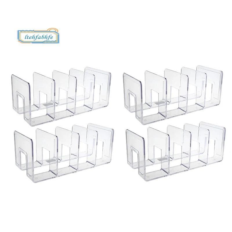 Organizador De Bolsa Para Armário , De Acrílico Transparente , Divisor 4X , De Embreagem , Suporte De Rack Carteiras E B