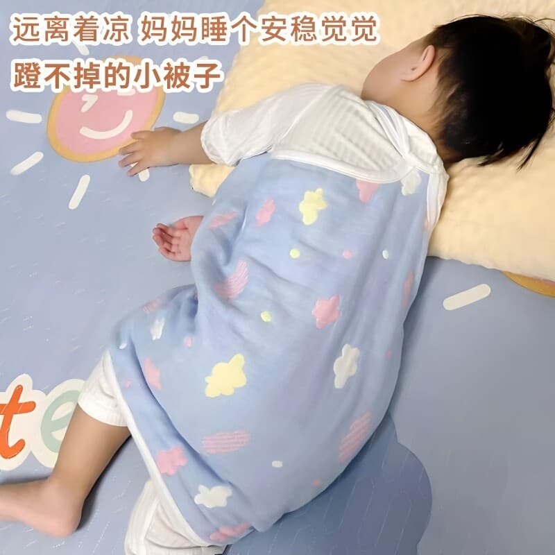 Bebê anti-frio dormir ferramenta útil bebê crianças camisola proteção da barriga bolso primavera outono 2-8 colcha anti-