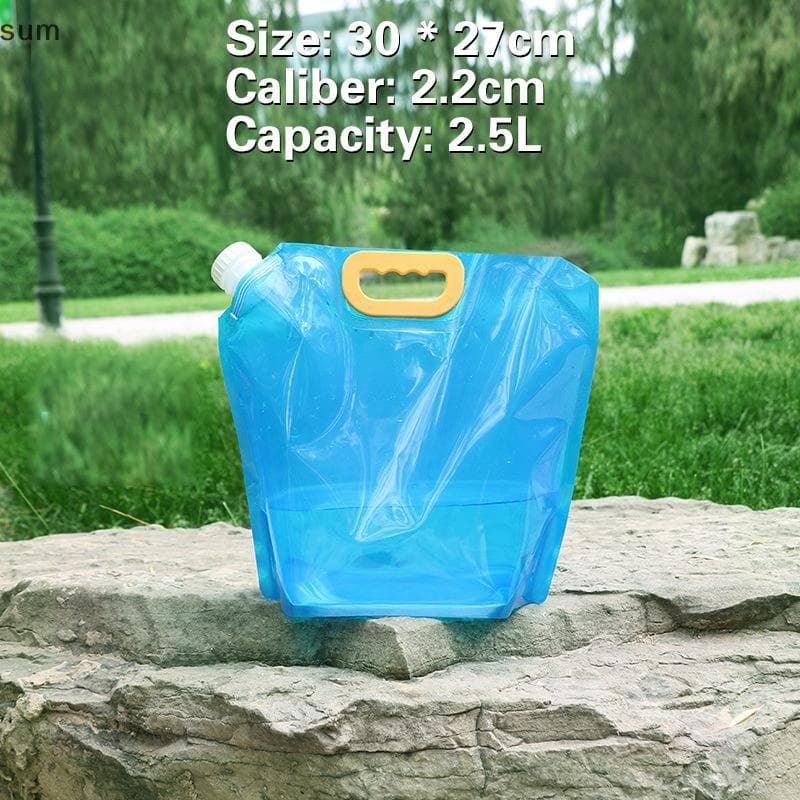 [sum] 1.5/2.5/5/10L Água Portátil Bolsa Dobrável Buet Recipiente De Jarro Garrafa Viagem Ao Ar Livre Acampamento Com Alç