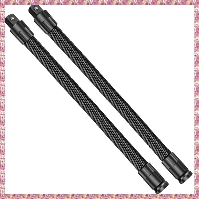 (Zsqa) 2 Peças 1/2 Extensor De Extensão De Eixo Flexível Soquete De Torque , Chaves De Catraca Barra Alcance Para Reparo