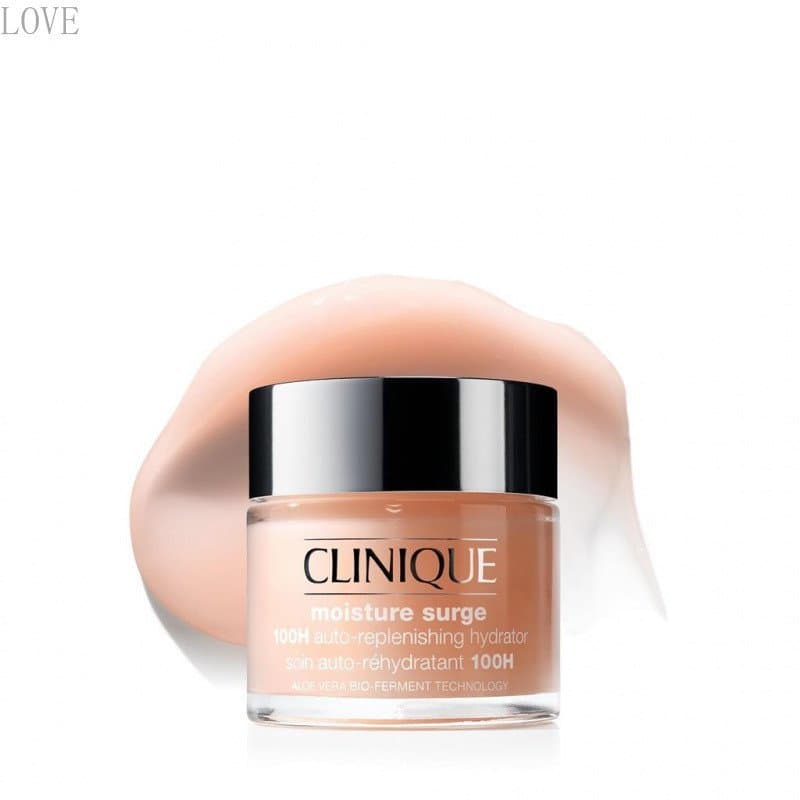 Hidratante Facial Auto-Reabastecedor Sem Óleo Moisture Surge 100H da Clinique |       Contém ácido hialurônico, Alo Z3LY
