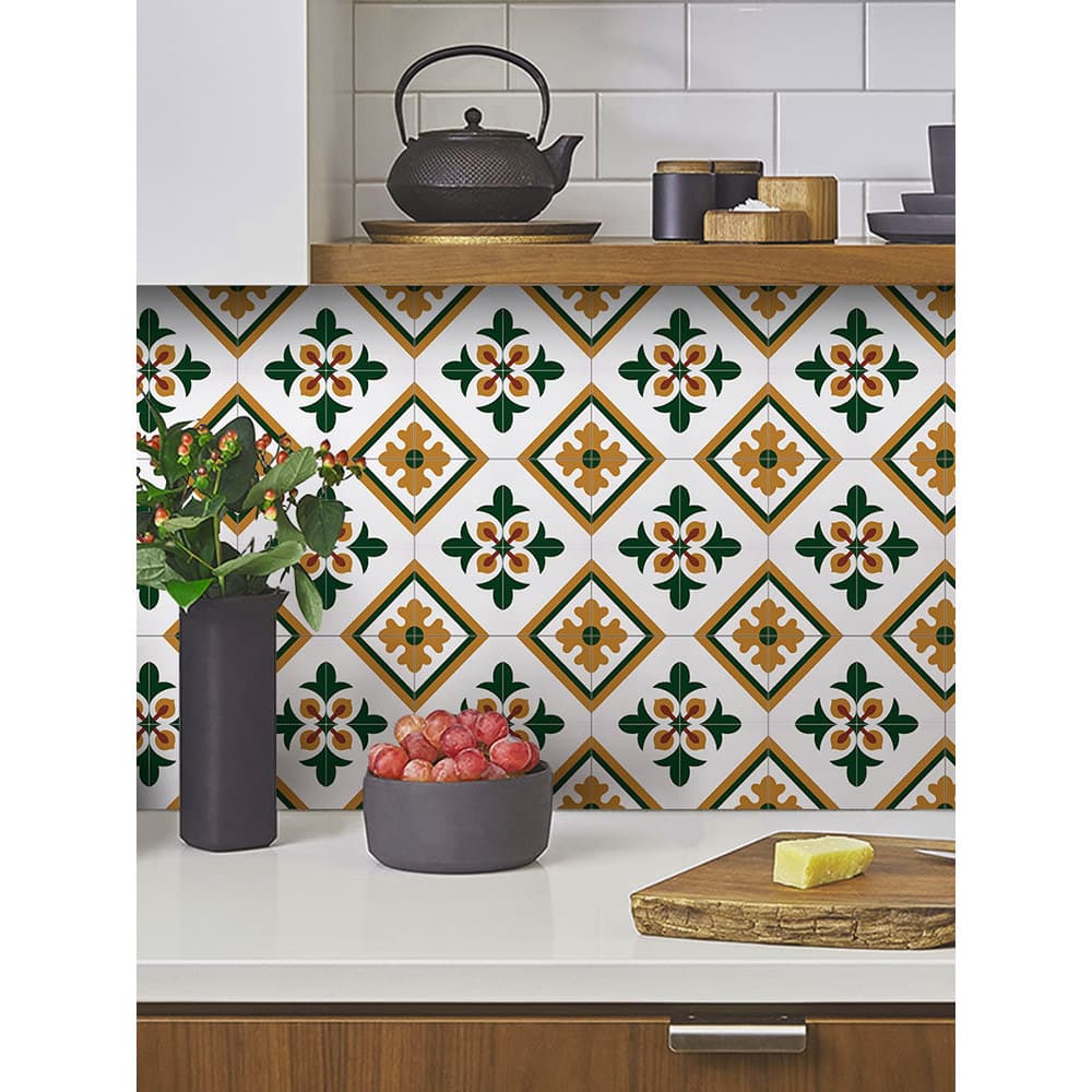 Adesivos de parede frescos papel de parede de cozinha auto-adesivo impermeável à prova de óleo papel de parede antiderra