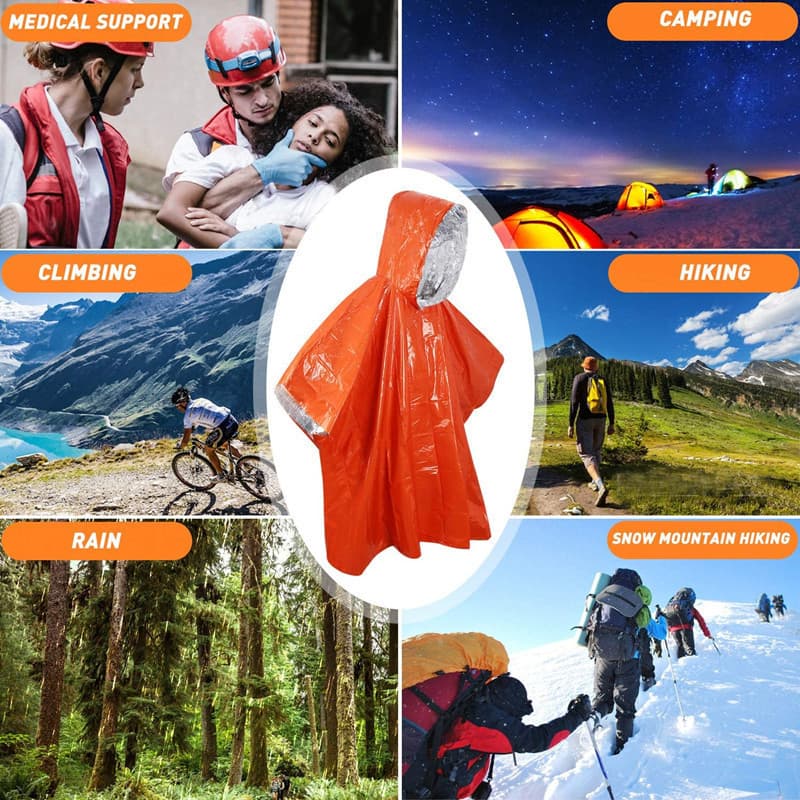[Ferramenta Útil Para Economia De Vida Ao Ar Livre] Barril De Armazenamento De Saco De Dormir Bivvy De Emergência Com Co