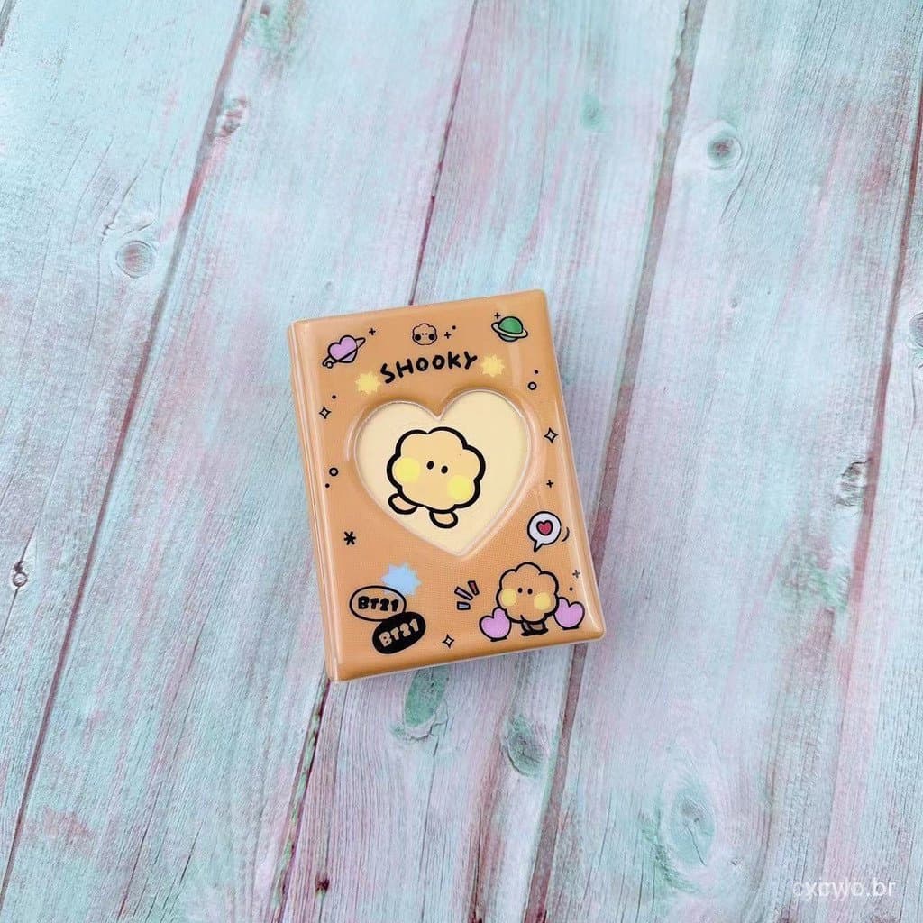 Bts Bt21 Mini Álbum De Fotos De 3 Polegadas , Porta-Cartões , Livro De Coleção De Fotográficos KPOP Idol/Manga Chimmy CO