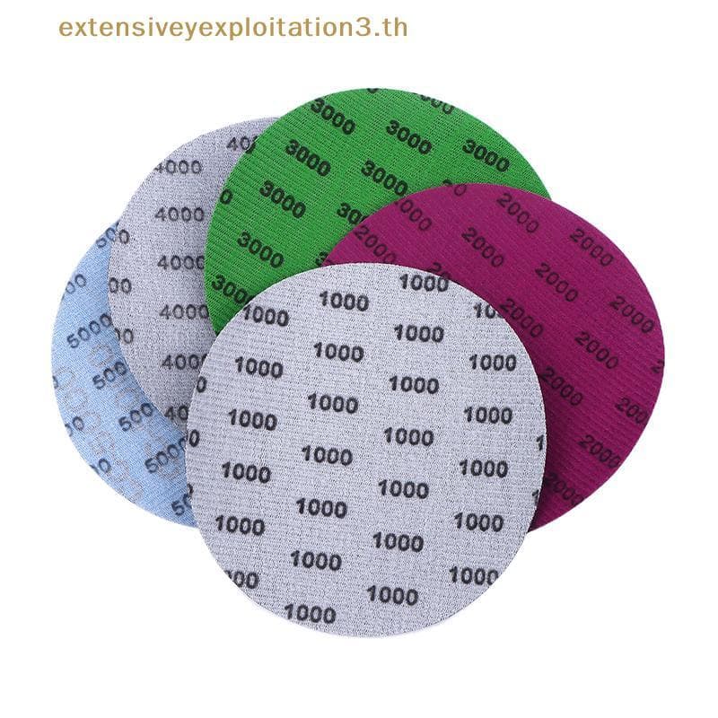 Home EE 15/25Pcs 5 Polegada 1000 2000 3000 4000 5000 Discos De Lixa De Grão Moagem Seca E Úmida Para Ferramentas De Poli