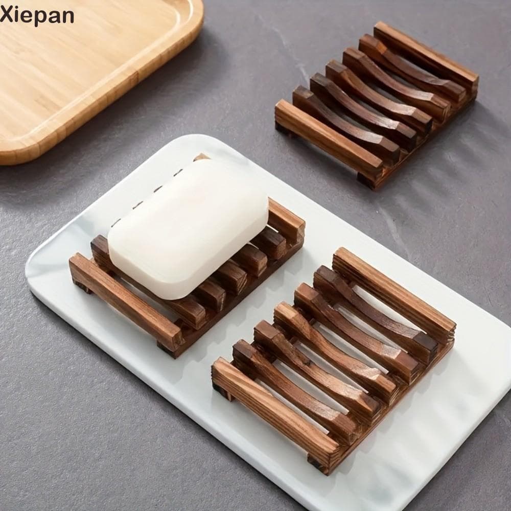 Suporte Para Saboneteira XIEPANGO , Bandeja Resistente A Mofo Natural , Rack De Drenagem