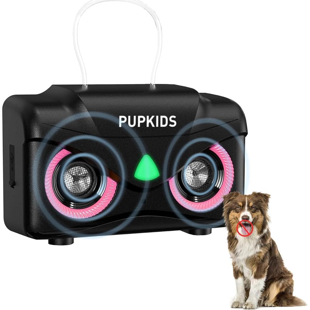 Dispositivo Anti-Latido para Cães - Dispositivos Deterrentes de Latido com 3 Modos, Alcance de 50 pés, Silenciador Ultra