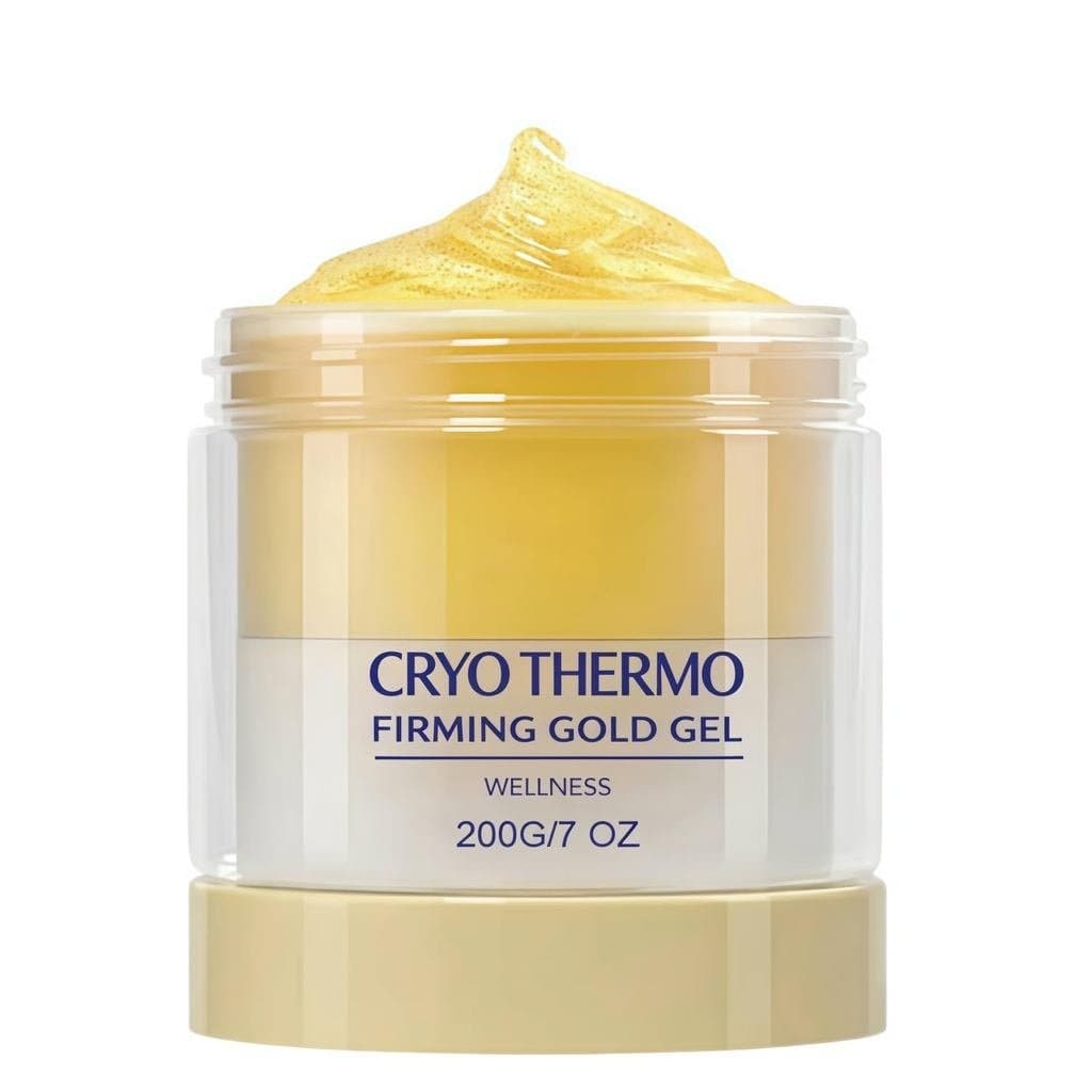 Gel Dourado Refrescante e Aquecedor para Firmeza e Combate à Celulite no Corpo, Nano Ouro e Ácido Hialurônico, Gel Firma