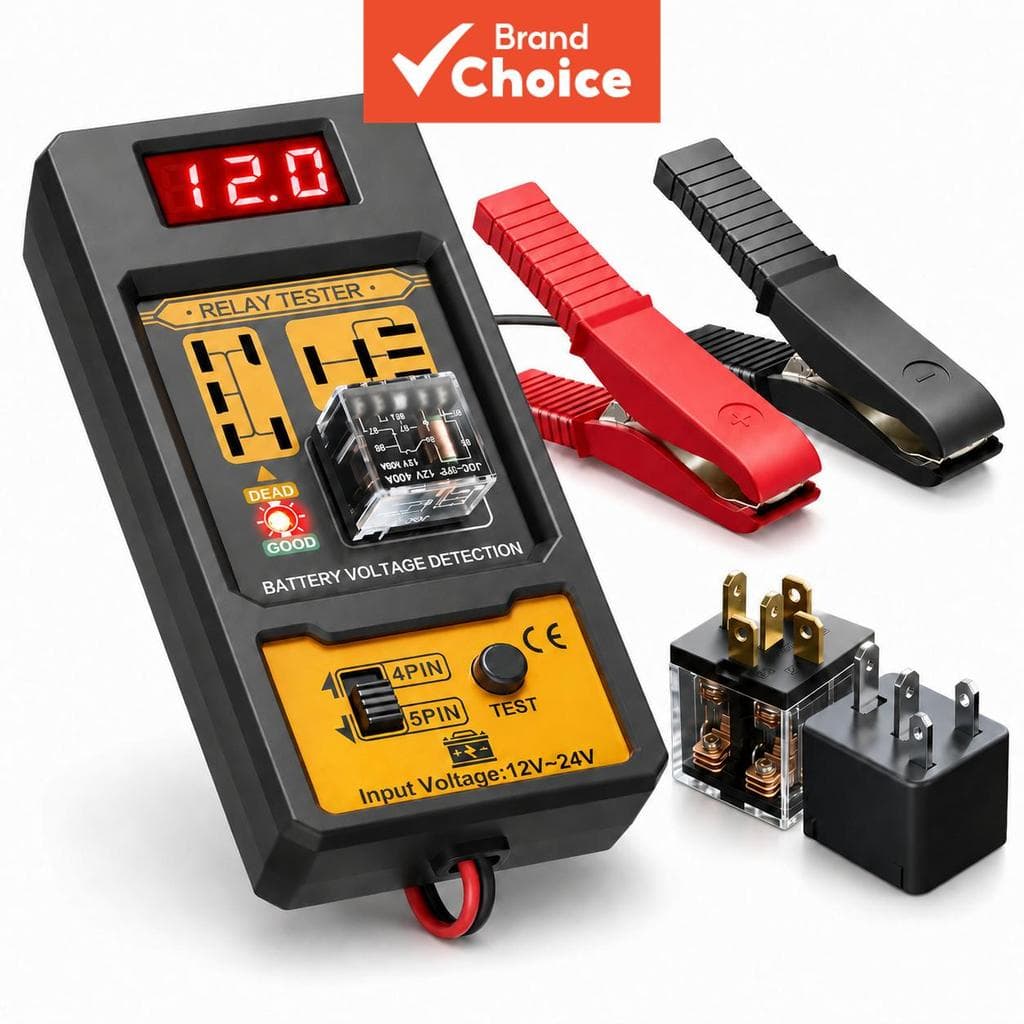 Cnb-808 Testador Detector De Relé 12v-24v Verificador De Tensão Da Bateria Ferramenta De Reparo Automotivo
