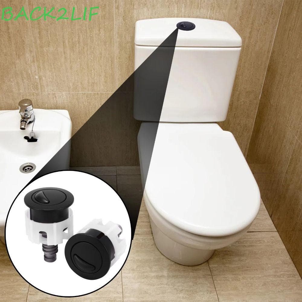 Botão De Pressão Para Vaso Sanitário BACK2LIF , Descarga De Com Drenagem Dupla De Cabeça Redonda/Elíptica , Universal