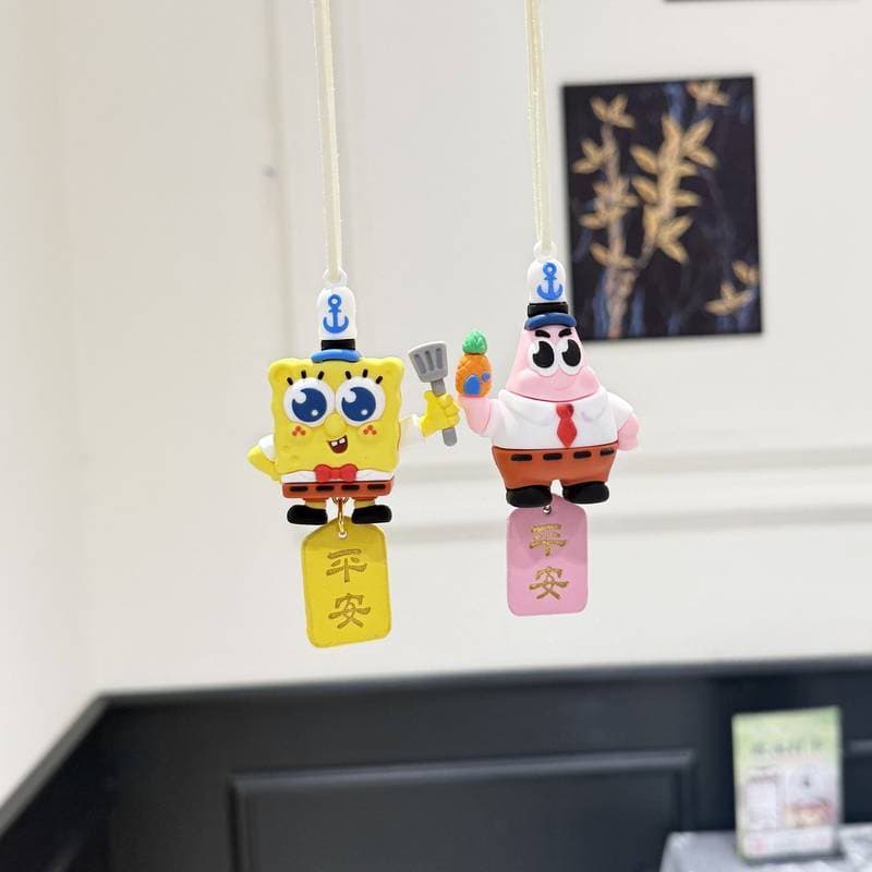 Bob esponja calça quadrada pingente carro pendurado bonito dos desenhos animados torta Daxing decoração Interior do carr
