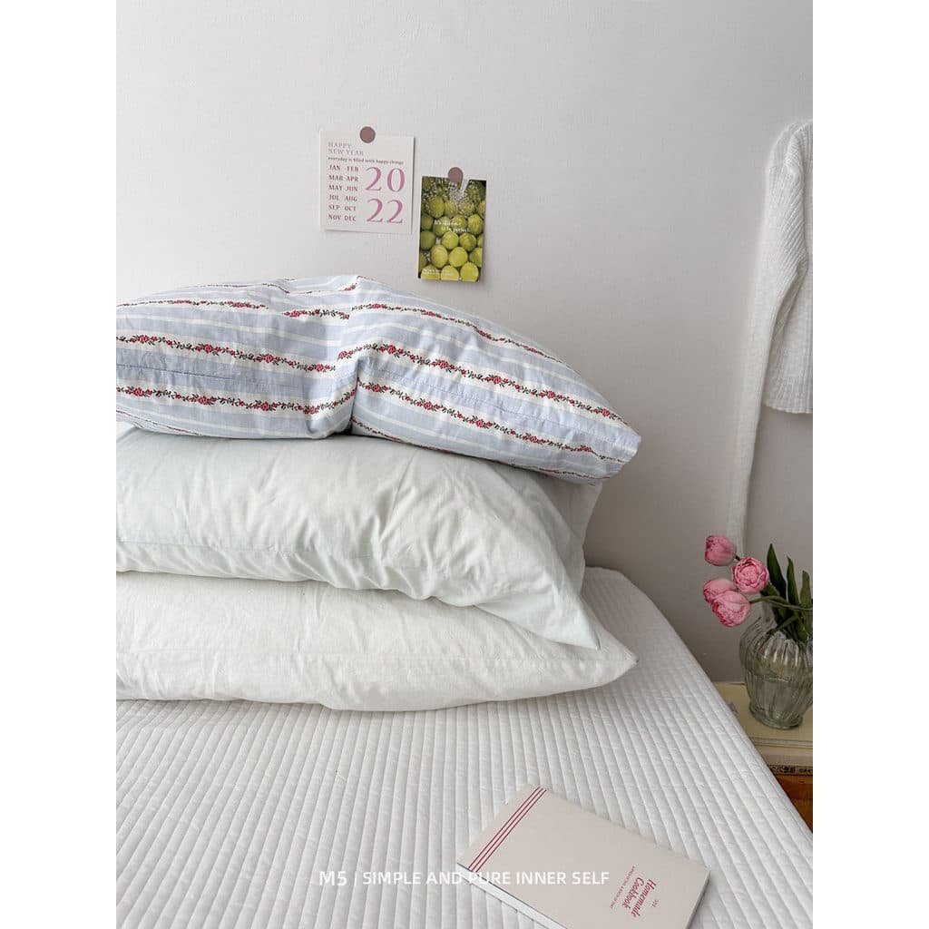 Mori série nórdica único produto combinando algodão puro fronha par fronha capa interna única 48x74cm fronha
