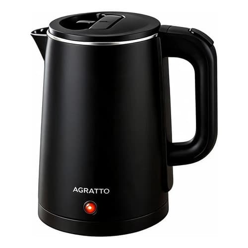 Chaleira Elétrica Agratto 220V Inox Preta 1,8L - Linha Ceccato