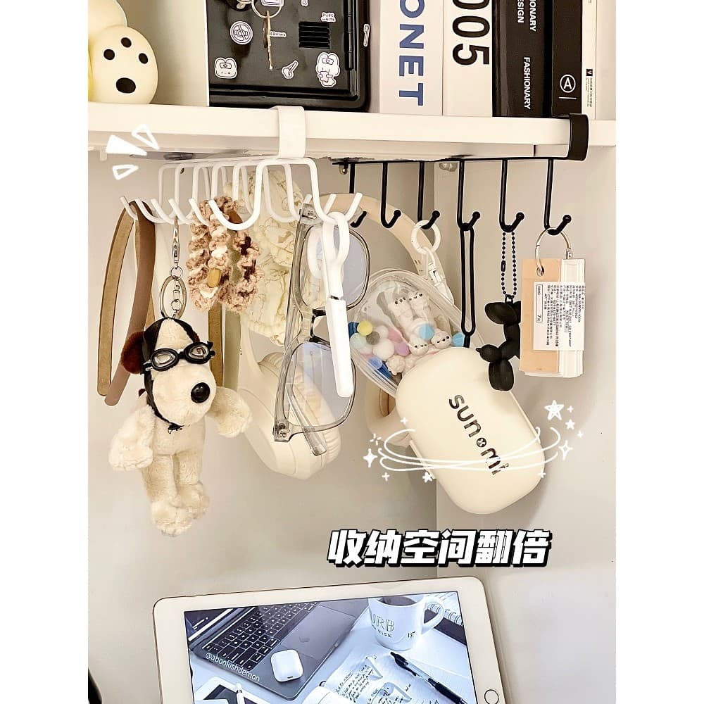 Simples fixado na parede perfurado tira longa guarda-roupa chapéu Rack de armazenamento de roupas atrás da porta chave g