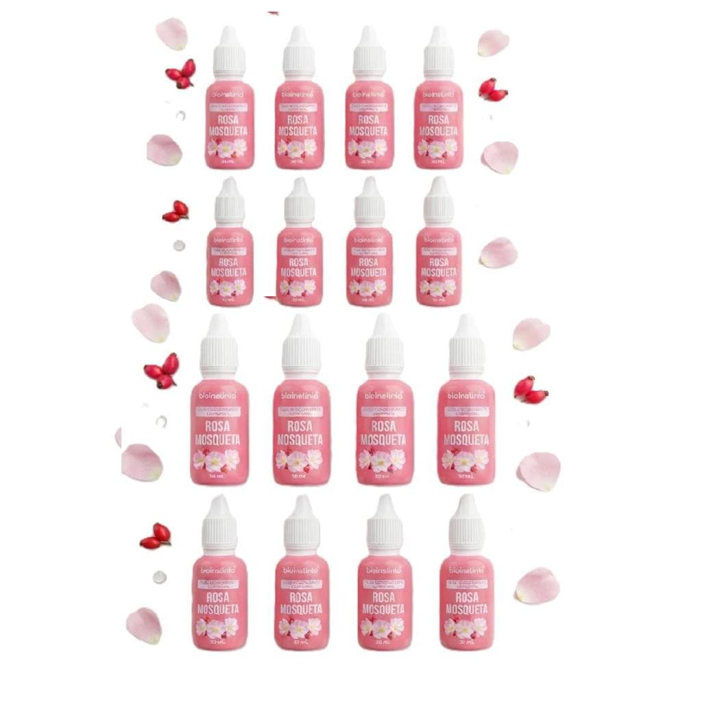 12 Óleo Desodorante Corporal Bio Instinto Rosa Mosqueta – 30 mL