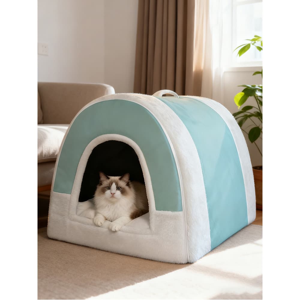 Maca de gato inverno quente removível lavável quatro estações Universal casa de cachorro casa de gato pet almofada de do
