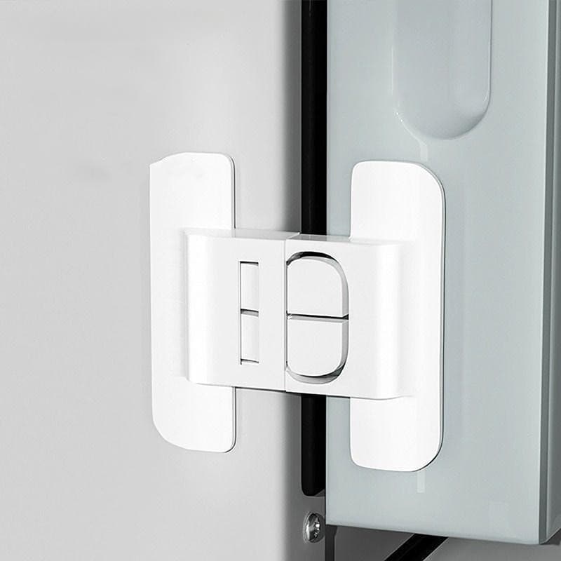 #     Nova Fechadura de Segurança para Refrigerador Doméstico, 1 Peça, Fechadura para Porta de Freezer, Fechaduras Prote