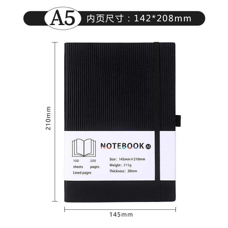 A5 cinta notebook negócios escritório conferência bloco de notas cor escritório caderno simples bloco de notas cinta Des