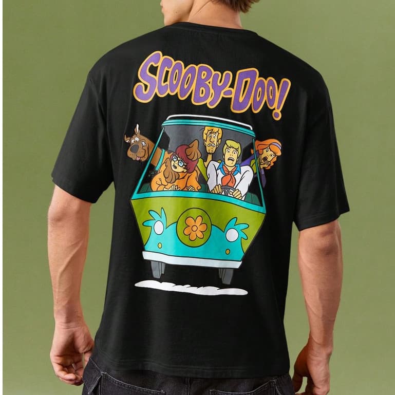 Camiseta camisa Unissex Estampada com Cartoon em Turminha Scooby em algodao
