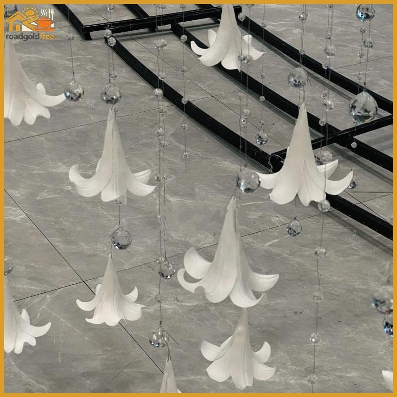 5 Pçs Novo EVA Artificial Lírio Flor Cabeça DIY Espuma Pendurado Festa Decoração De Casamento