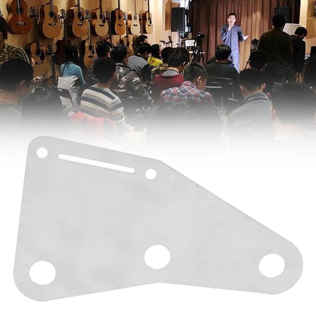 Pickguard de metal prateado para guitarra, fácil de montar para 57 guitarras elétricas retrô americanas