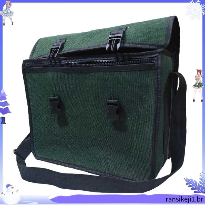 Bolsa de ferramentas tipo zíper, lona espessada, resistente ao desgaste, ferramentas de Hardware para reparo de eletrici