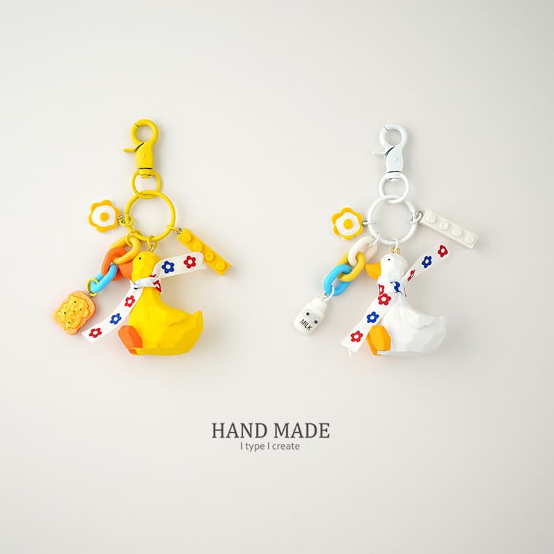 Pato chaveiro feminino requintado estilo casal um par mochila pingente bonito carro chaveiro pequeno pingente