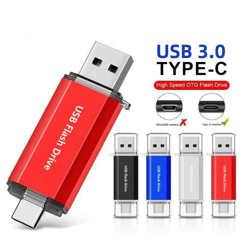 Unidade Flash De 2 Tb typec E usb Dual Drive otg Memory Stick De Armazenamento De Dados De Alta Qualidade