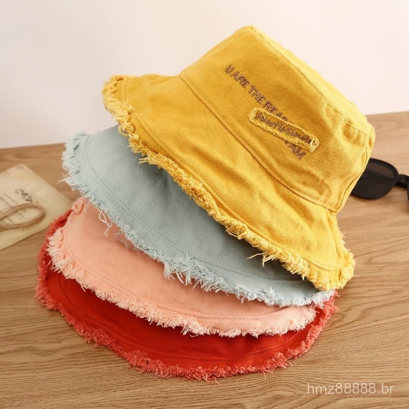 Chapéu de Praia Feminino Elegante de Verão e Outono com Proteção Solar e Aba Larga RQLK