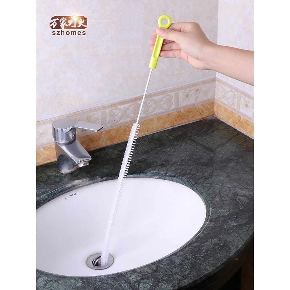 Draga de tubulação pia do banheiro cozinha esgoto ferramenta útil dreno de chão limpeza de cabelo ferramenta Anti-entupi