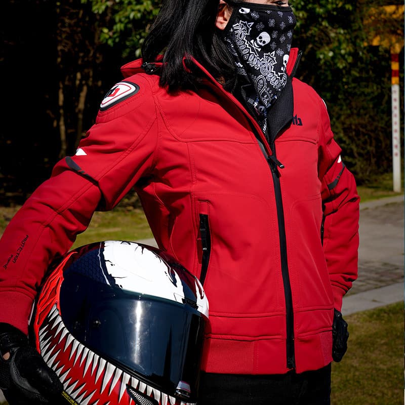 Motoboy camisa de ciclismo feminina motocicleta camisa de corrida outono inverno jaqueta Casual à prova de vento resiste