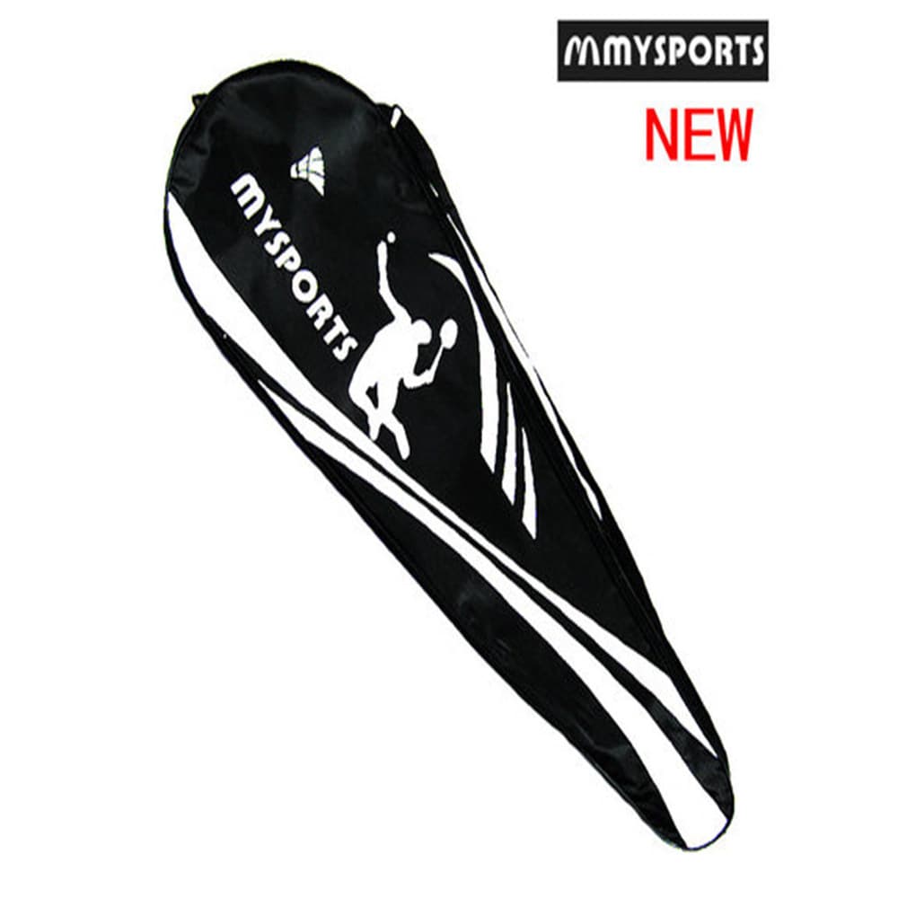 Bolsa para raquete de badminton MYSPORTS, 1-2 pacotes, capa para raquete de um ombro, flanela, bolsa para raquete de bad