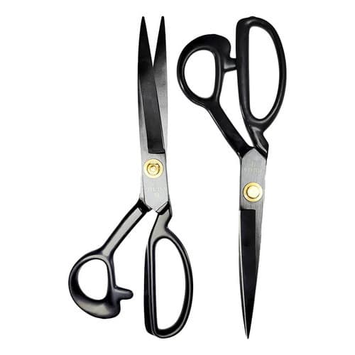 Tesoura Alfaiate Profissional Cabo Emborrachado 9,0  24cm Preto