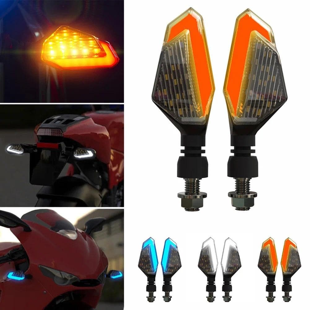 Luz Universal De Seta Para Motocicleta , 12V , À Prova D'água , Indicador De Pisca-, Luzes Traseiras , Acessórios De Lâm