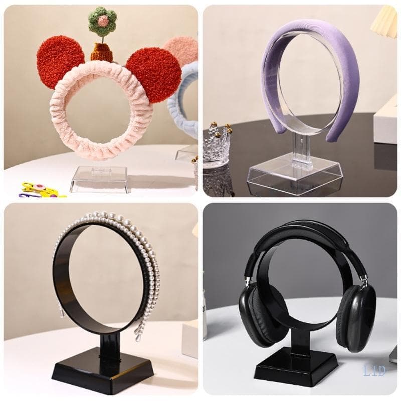 Rack Faixa Cabelo Elegante LIDU1 Para Exibição Múltipla Boutique Quarto Fácil Limpar