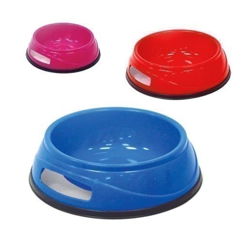 Comedouro Chalesco Plastico Antiderrapante para Cães e Gatos No2