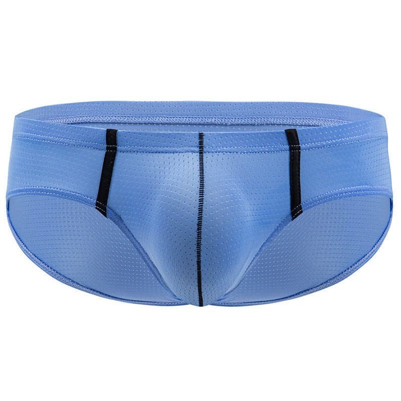 Cuecas Masculinas De Cintura Baixa , Seda Gelada , Malha Respirável , Roupa Íntima Triangular , Conforto Macio