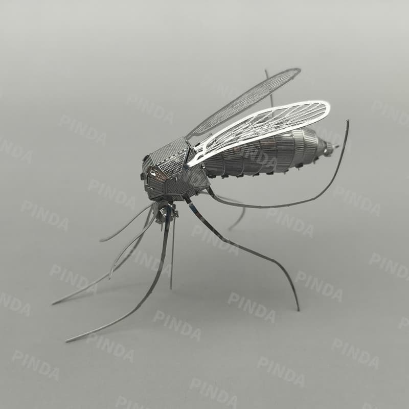 [2740 pessoas coletaram] Quebra-cabeça de Inseto 3D de Metal "Tigre Mosquito" - Modelo Educacional de Montagem Manual DI
