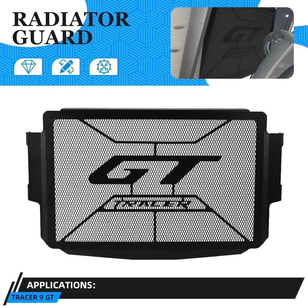 Para Yamaha Tracer 9 GT 2021-2022-2023-2024 Motocicleta Grade De Radiador Guarda Protetor Tampa Do Tanque Combustível 9G