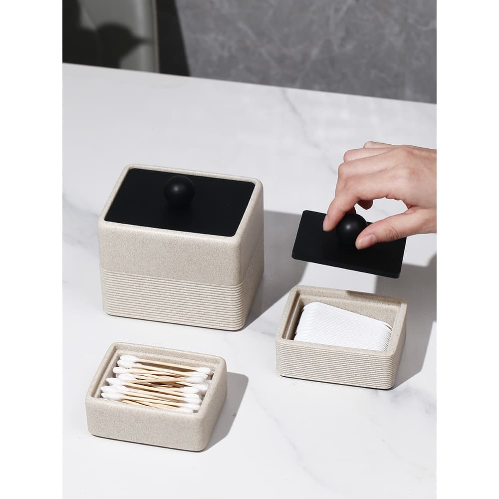 2026 novo estilo caixa de armazenamento de fio Dental high-end luz luxo high-end high-apearance doméstico criativo dois